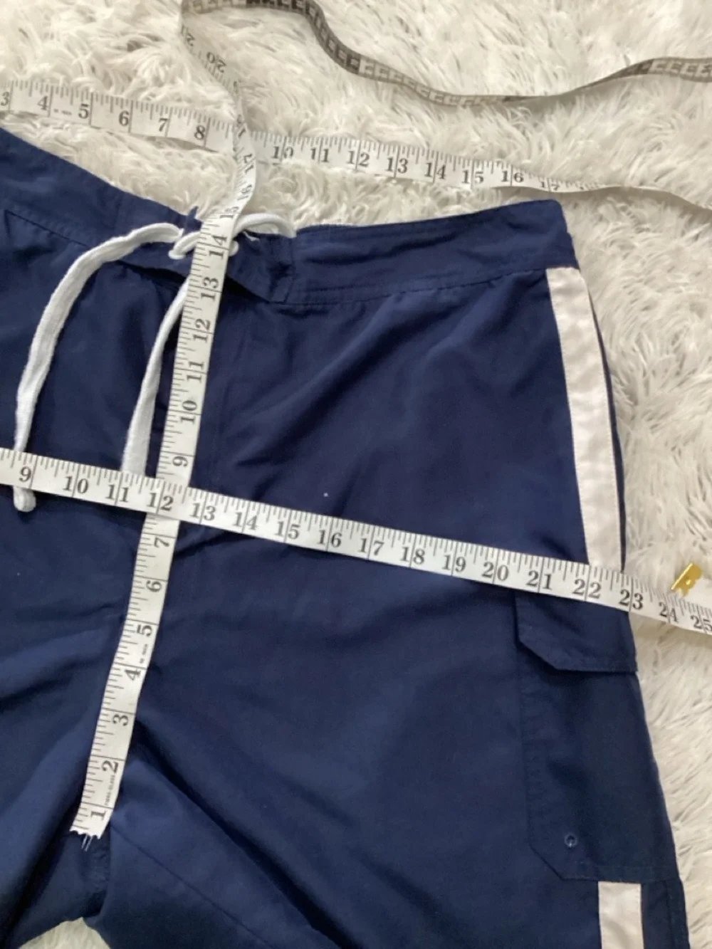 Men’s MLB Genuine Merchandise Swim Trunks Navy Blue Size XXL Detroit Tigers